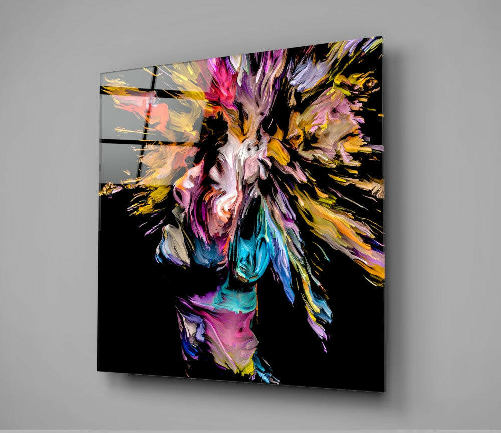 Hidden Silhouette Glass Wall Art.