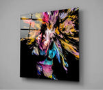 Hidden Silhouette Glass Wall Art.