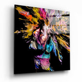 Hidden Silhouette Glass Wall Art.