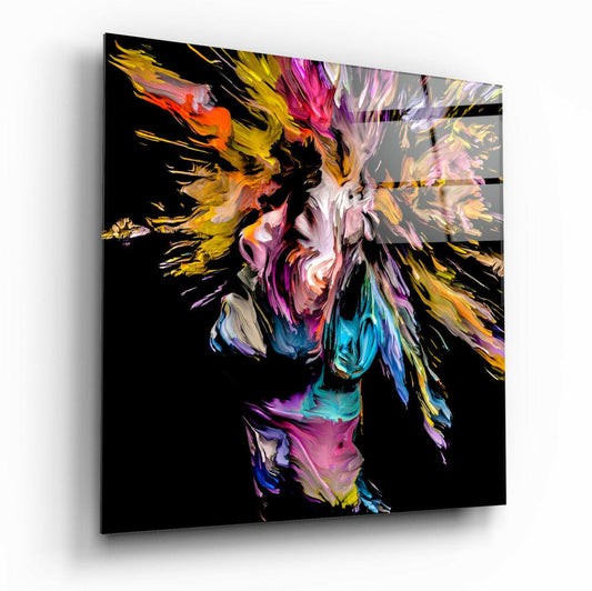Hidden Silhouette Glass Wall Art.