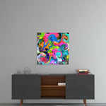 Color Revolt Glass Wall Art.