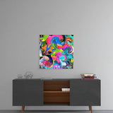 Color Revolt Glass Wall Art