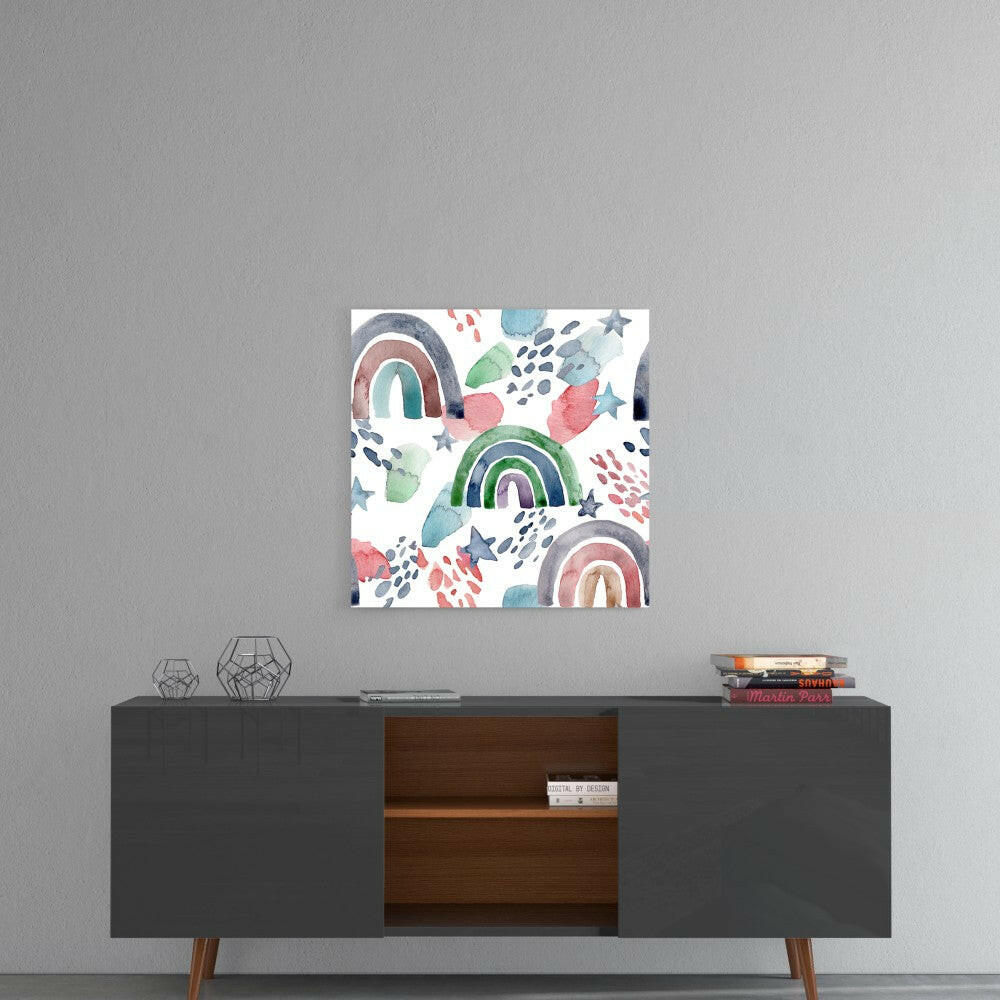 Rainbow Glass Wall Art.