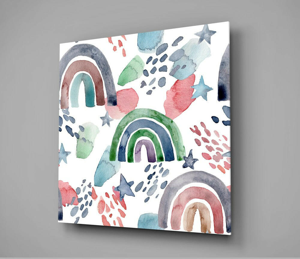 Rainbow Glass Wall Art.