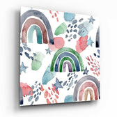 Rainbow Glass Wall Art.