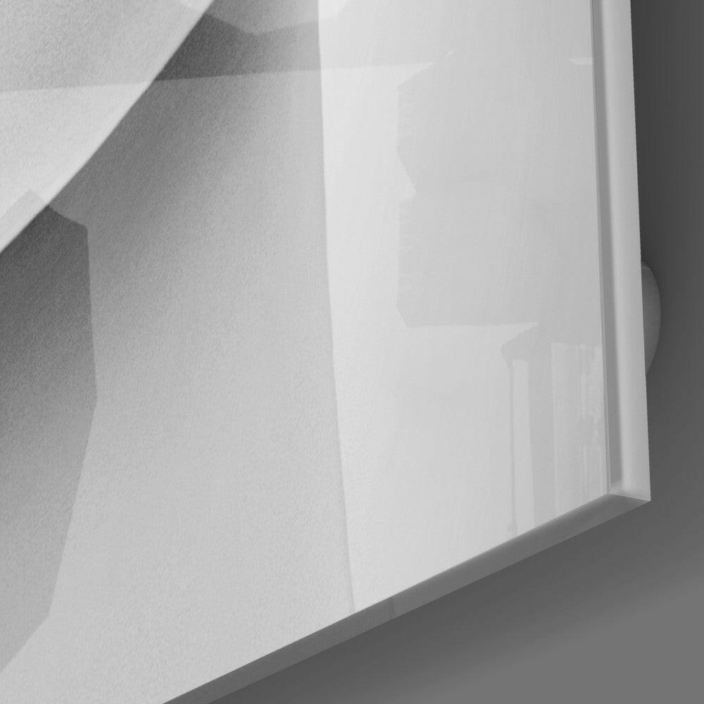 Emerald Lips Glass Wall Art.