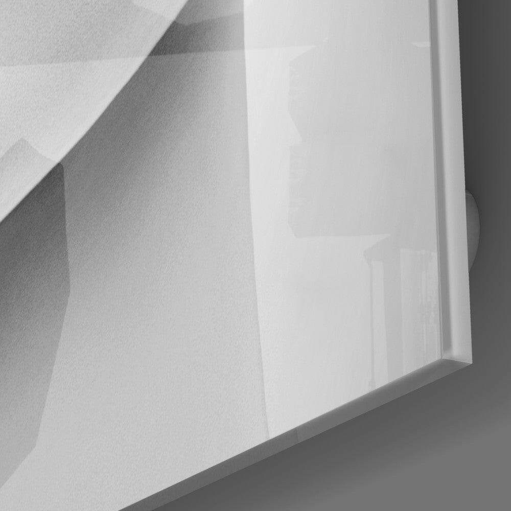 Gold Lips Glass Wall Art.