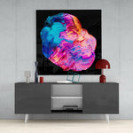 Dance of Colors Glass Wall Art.