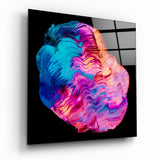 Dance of Colors Glass Wall Art | Insigne Art Design