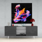 Dance of Colors Glass Wall Art.