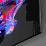 Dance of Colors Glass Wall Art.