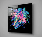 Dance of Colors Glass Wall Art.