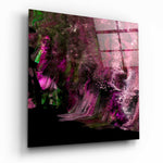 Flowing Colors Glass Wall Art.