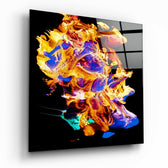 Dance of Colors Glass Wall Art.