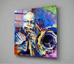 Trombone Glass Wall Art.