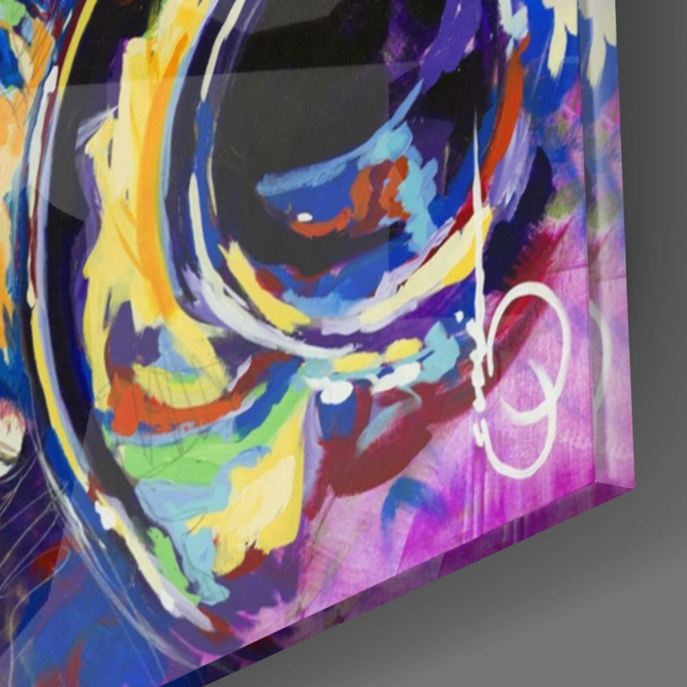 Trombone Glass Wall Art.