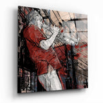 Trumpet Glass Wall Art.