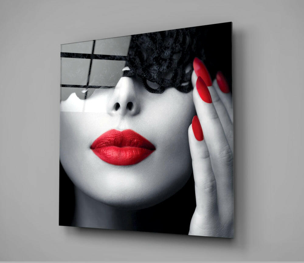 The Charm of Red Glass Wall Art.