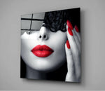 The Charm of Red Glass Wall Art.