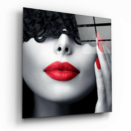 The Charm of Red Glass Wall Art.