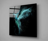 Luminous Wings Glass Wall Art | Insigne Art Design