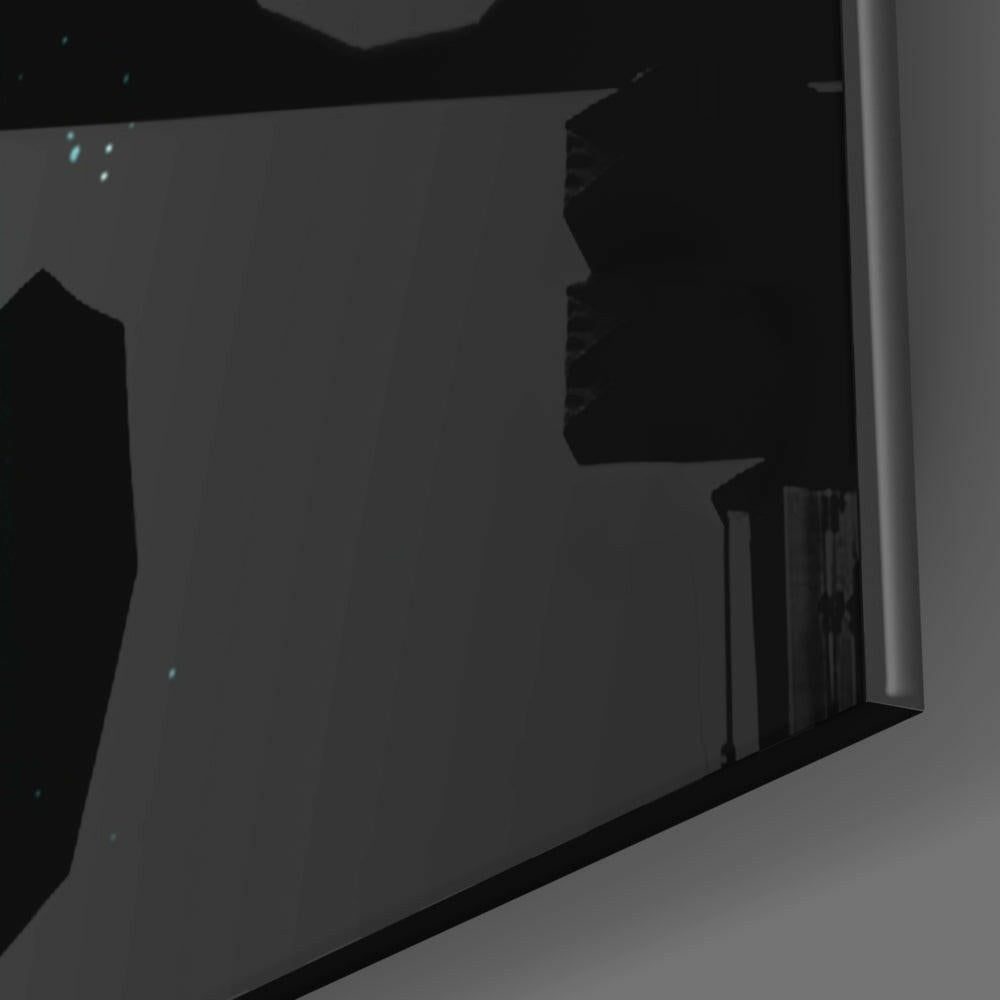 Luminous Wings Glass Wall Art.