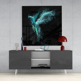 Luminous Wings Glass Wall Art | Insigne Art Design