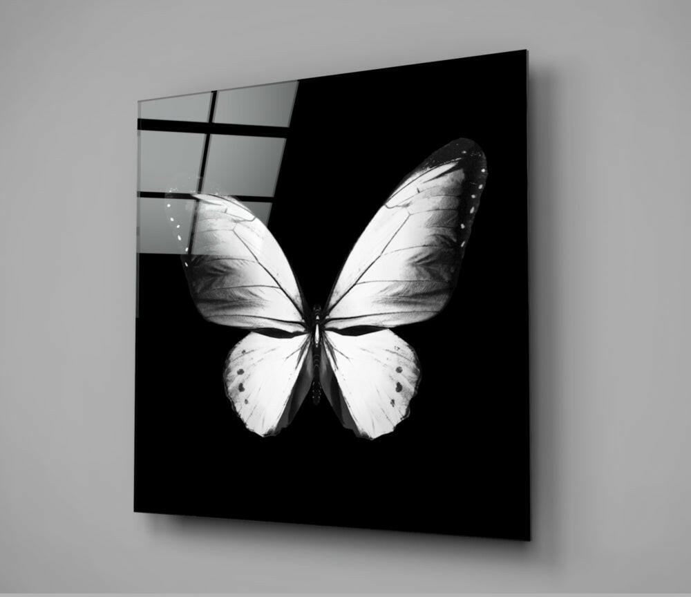 The Elegance of the Butterfly Glass Wall Art.