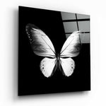 The Elegance of the Butterfly Glass Wall Art.