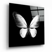 The Elegance of the Butterfly Glass Wall Art.