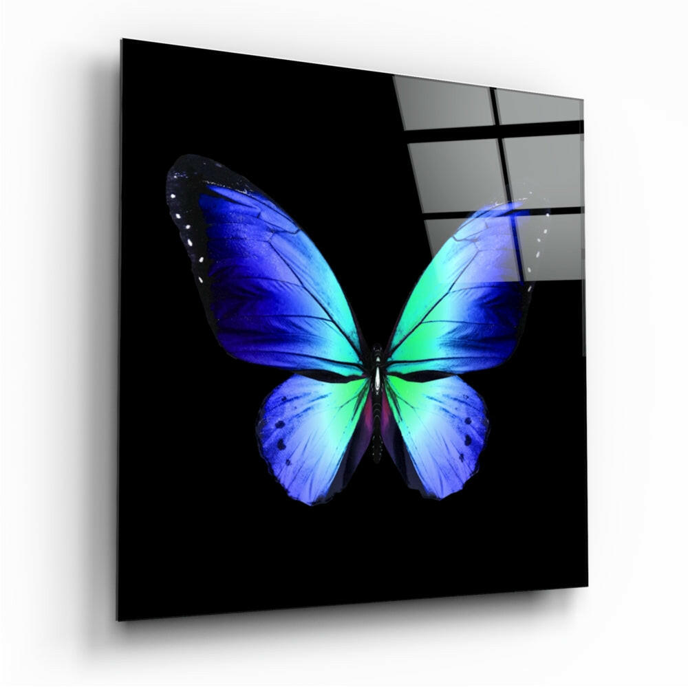The Elegance of the Butterfly Glass Wall Art.