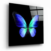 The Elegance of the Butterfly Glass Wall Art.