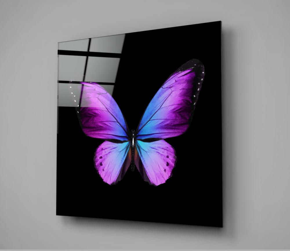 The Elegance of the Butterfly Glass Wall Art.