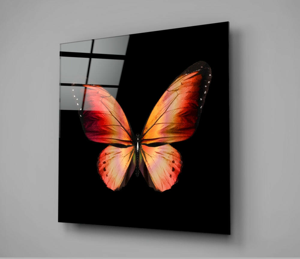 The Elegance of the Butterfly Glass Wall Art.