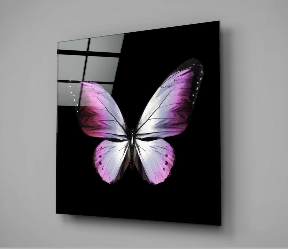 The Elegance of the Butterfly Glass Wall Art.
