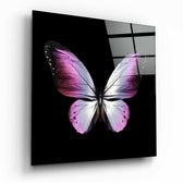 The Elegance of the Butterfly Glass Wall Art.