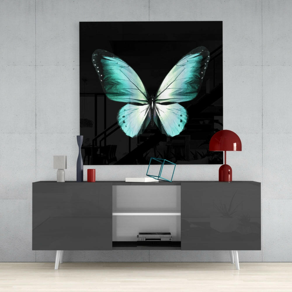 The Elegance of the Butterfly Glass Wall Art.