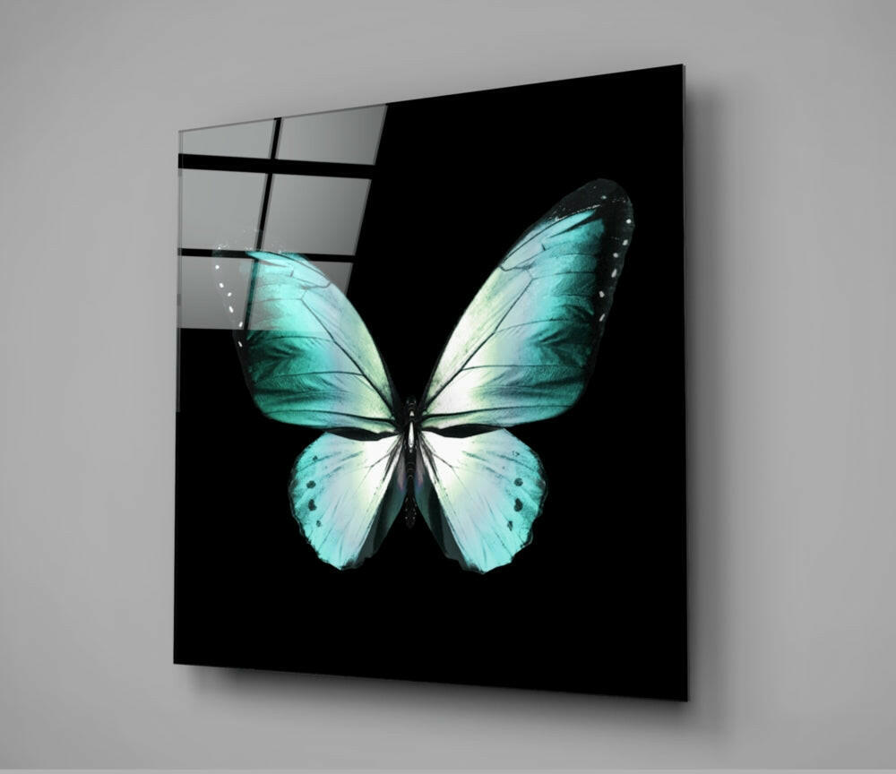 The Elegance of the Butterfly Glass Wall Art.