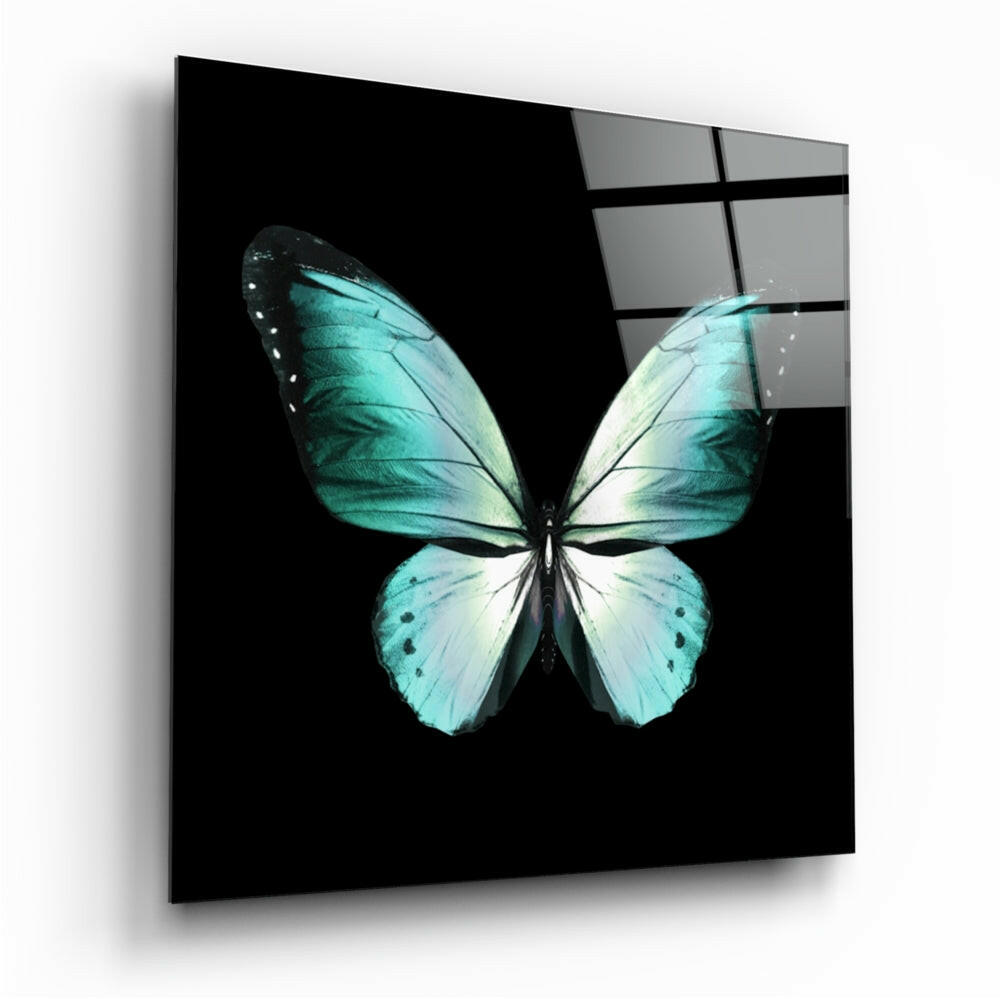 The Elegance of the Butterfly Glass Wall Art.