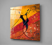 Dance of Shadows Glass Wall Art.
