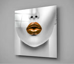Lips Glass Wall Art.