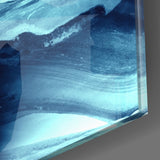 Abstract Waves Glass Wall Art | Insigne Art Design