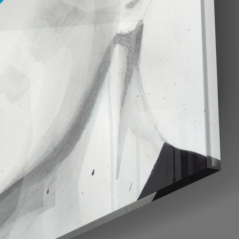 Blue Look Glass Wall Art.