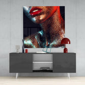Women's Glass Wall Art.