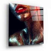 Women's Glass Wall Art.