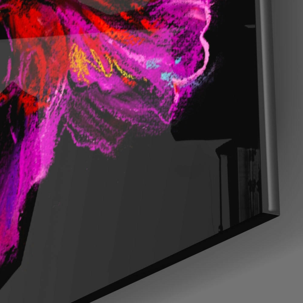 Flower Glass Wall Art.