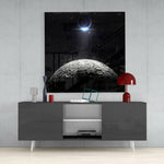 Moon Glass Wall Art.