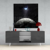 Moon Glass Wall Art.