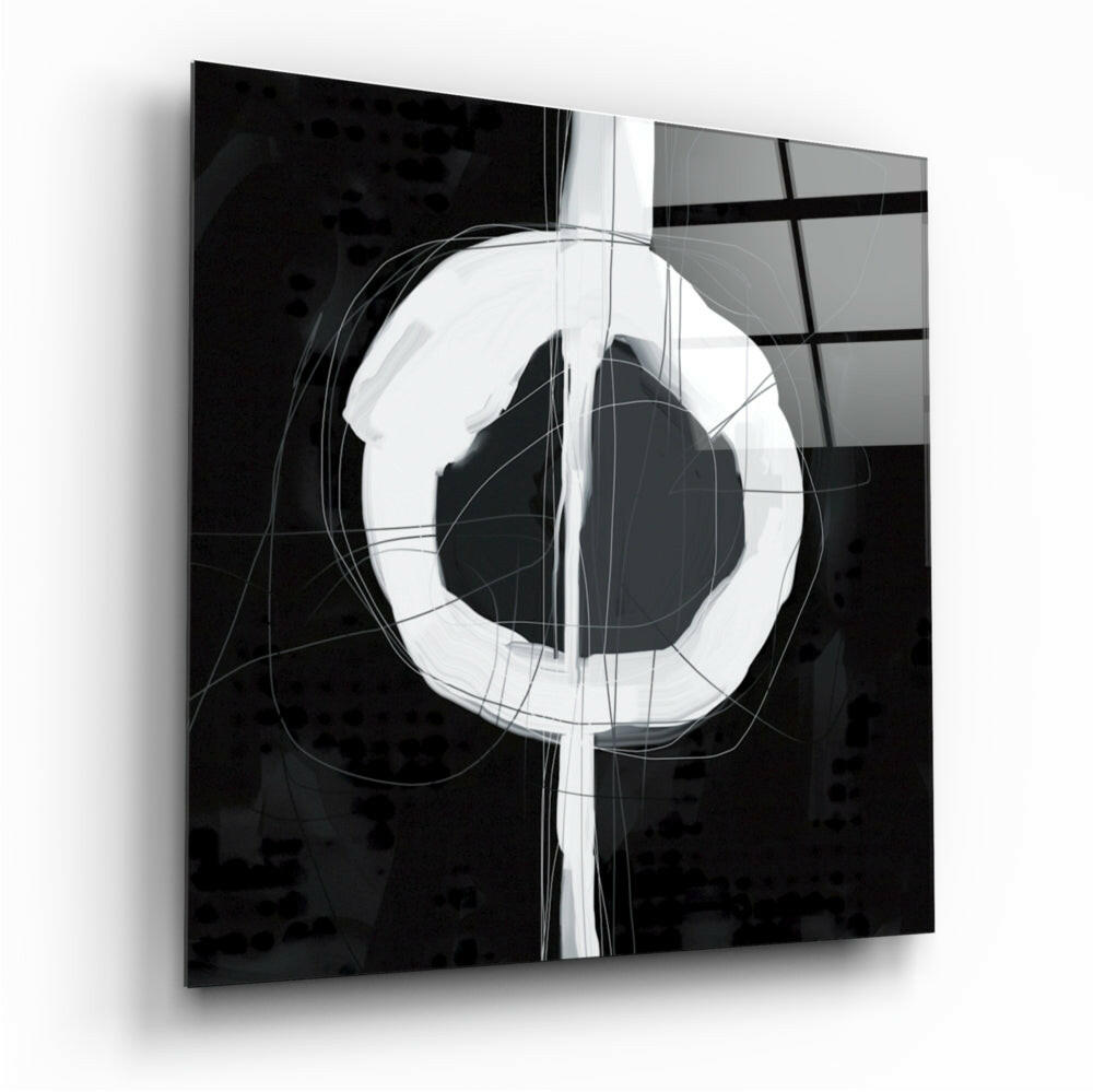 Abstract Glass Wall Art.