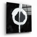 Abstract Glass Wall Art.